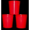 Jean's Plastics Offering, Donation Buckets, Pack 12, Red
