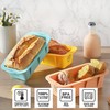 DAJLFA Silicone Bread Loaf Pan, 3 PCS Silicone Loaf Pans