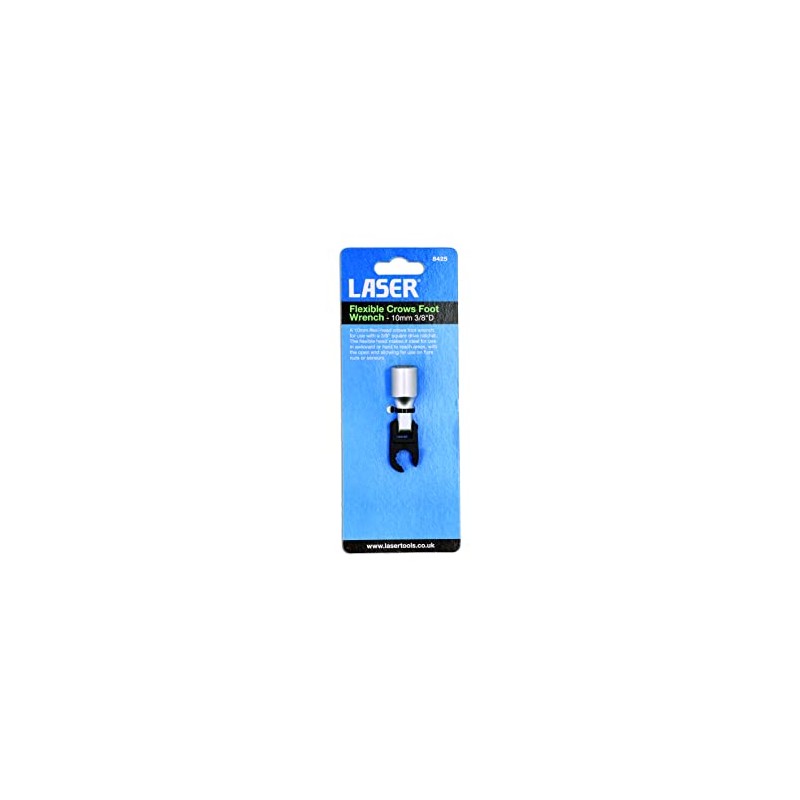 Laser 8425 Flexible Crows Foot Wrench 10mm 3/8" D
