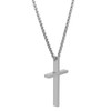 Edforce Stainless Steel Men's Plain Silver Gold Black Cross Pendant