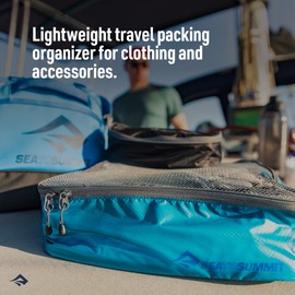 Sea to Summit Travelling Light Garment Mesh Bag Packing Organizer, Medium, HighRise Grey