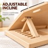 Adjustable Wooden Slant Board for Calf Stretching, Squats and Ankle