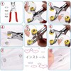 CARPEDIEM Snap Button Handy Press Tool Set DIY Easy Operation,
