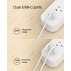 Belkin SurgePro 4-Outlet Surge Protector with Dual USB-C 30W, 2M