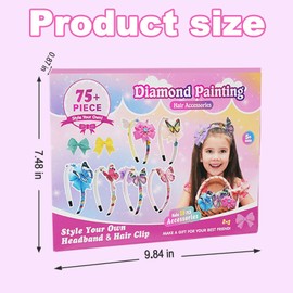 YRYUNRUI Headband Making Kit for Girls, DIY Craft Headband Making Kit with 1000 PC Rubber Band, Creative Girls Hair Accessories Arts and Crafts Girl, Easter Birthday Gifts for 5 6 7+ Year Old