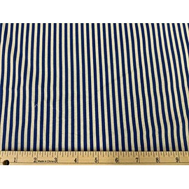 45” Wide Stripe Blue and White
