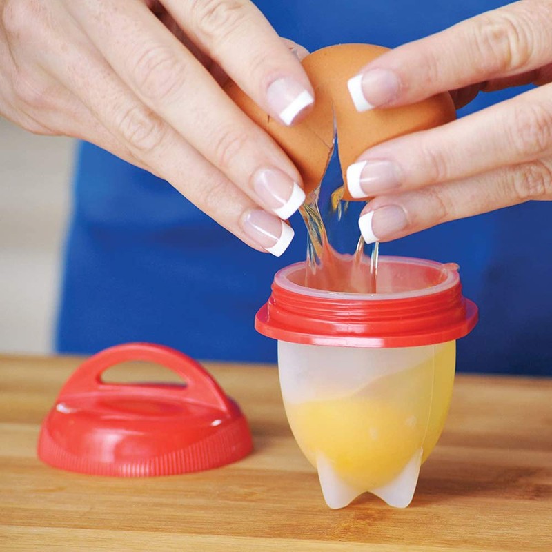 LANJILIFE Egg Cooker - Hard Boiled Eggs without the Shell,