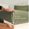 www.DreamyBedding.net 4-Piece KING size Bed Sheet Set – SAGE GREEN