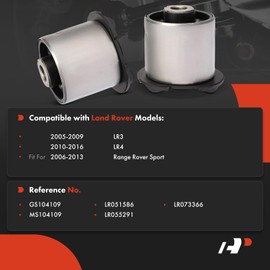 A-Premium 2 x Front Lower Rearward Control Arm Bushing Kit, Compatible with Land Rover LR4 2010-2016, LR3 2005-2009, Range Rover Sport 2006-2013