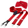 DonDon Men's 3.5 cm Wide Trouser Braces In Y-Shape, Elastic