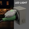 Pre-Drilling 50 Amp Generator Inlet Box RVMATE, NEMA SS2-50P Power