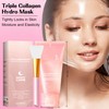 Collagen Night Wrapping Mask,Overnight Peel Off Mask, Facial Collagan Wrapping