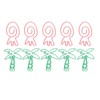 100pcs Paper Clips Portable Mini Electroplating Green Tree Pink Strawberry