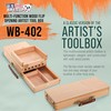 U.S. Art Supply Multi-Function Flip Open Artist Supply Box with
