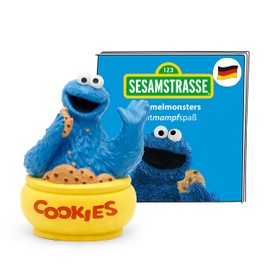 tonies Audio Figure for Toniebox, Sesame Street - Cookie Monster Competition Fun, Audio Play for Children from 3 Years, Playing Time Approx. 40 Minutes