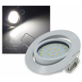 'LED Recessed Luminaire "Flat 26 Neutral 80x26 mm 4 W, 350LM, White Case