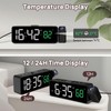 Netzu Projection Alarm Clock for Bedroom Ceiling, Small Compact Plug-in