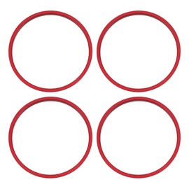 REPAIROCK 1 Set AC Vent Dashboard Decoration Rings for Toyota Tacoma 2016-2023 Air Conditioner Air Outlet Vent Cover Ring Decoration Trim Decoration Red