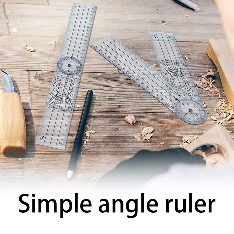 3 Pcs Goniometer Plastic Ruler Body Angle Measuring Tool Goniometer