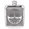 English Pewter Company 6oz Celtic Tree of Life Hip Flask