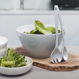 Zeal G217BSET Salad Bowl and Server Set, Duck Egg Blue