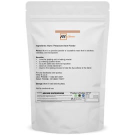 mGanna 100% Natural Alum Powder for Clear and Glowing Skin and Health 100 GMS / 0.22 LBS