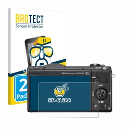2x Brotect Screen Protector Sony Alpha 5100 (A5100) Screen Protector Film – Clear – Anti Fingerprint