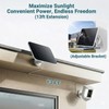 1-Pack 6W Solar Panel for Ring Camera Outdoor Wireless, Fast