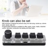 One Handed Mechanical Keyboard 4 Key with Adjustable RGB DIY