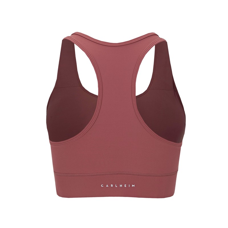 Carlheim Women's Serenita Active Collection X-Back Sports Bra, cranberry