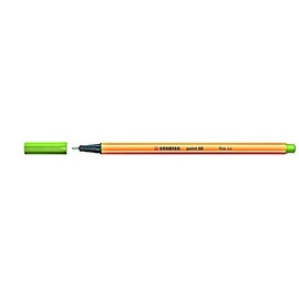 STABILO POINT 88 FINELINER PIGMENT LINER 88/33 (PACK OF 3) - APPLE GREEN