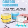 ODISTAR Desk Vacuum Cleaner with Wireless Charger, Mini Table dust