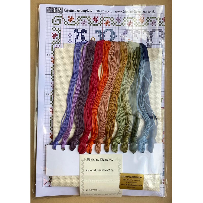 ABC Traditional Alphabet Sampler - Complete Cross Stitch kit on