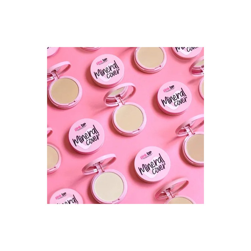 Pink Up, Polvo Mineral, Larga Duración, Cobertura Completa
