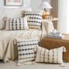 Fancy Homi Set of 2 Navy Blue Lumbar Decorative Throw