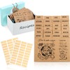 Outus 36 Pcs 4 x 6 Inch Recipe Card Dividers