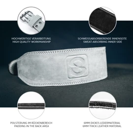 Weightlifting belt, weight lifting belt, strength training, gym belt, weightlifting power lifting belt for weight sports such as deadlift, squats and body building, fitness belt with padding,