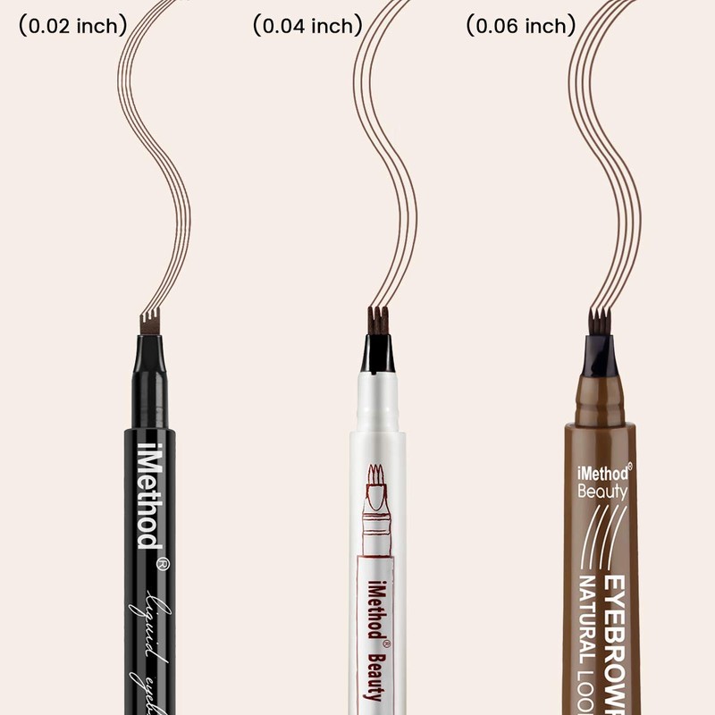 iMethod Eyebrow Pen - Upgrade Eyebrow TattooPen, Eyebrow Makeup, Long