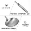 Soup Ladle,304 Stainless Steel Cooking Ladles Long Spoon, Heavy Duty