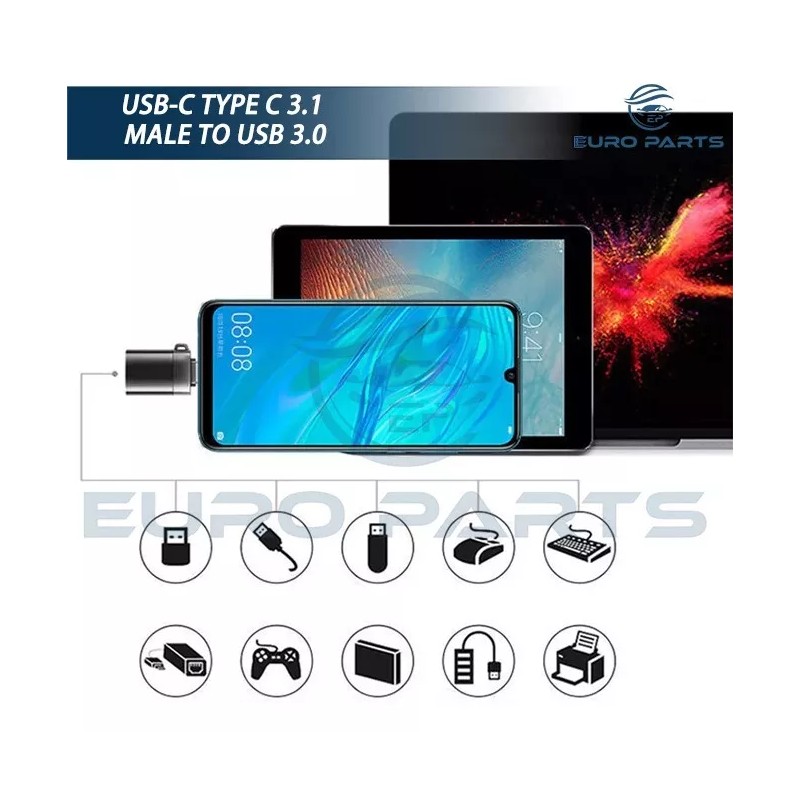 Unbranded USB-C Type C 3.1 Male to USB 3.0 Type