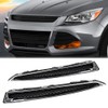 PIT66 Front Bumper Lower Grille Insert, Compatible With Ford Escape