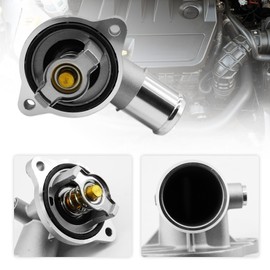 RABROPAR Engine Coolant Thermostat Housing 05184651AF Compatible with Jeep Wrangler 3.6L 2012 2013 2014 2015 2016 2017 2018