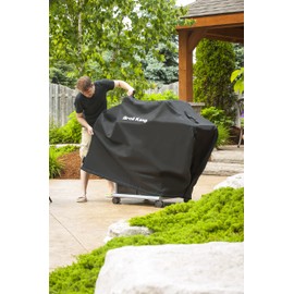 Broil King 68491 Heavy-Duty PVC Polyester Grill Cover,Black
