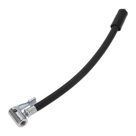 Hihaha Reifenfüller Verlängerungsschlauch Luftkompressor Verlängerungsschlauch Adapter Reifenventil für Auto Motorrad Fahrrad Langlebiges Nylon 26cm M6x1.0 16mm OD Schwarz <
