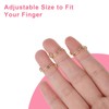10pcs Wudu Nail Rings for Acrylic Nails,Wudu Adjustable Nail Rings