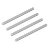 sourcing map 4Pcs M8-1.25x110mm Fully Threaded Rods, Threaded Rods Bar