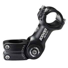 Boenoea 31.8 25.4 Bicycle Stem, 0~60 Degrees, 90 mm, 110 mm, Adjustable Stem, Bicycle Handlebar Extender for Bicycle, BMX, MTB, Road Bike