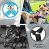 QINGYIWL Doppelter Anschnallgurt Hund Auto, 2 in 1 Verstellbarer Hundegurt
