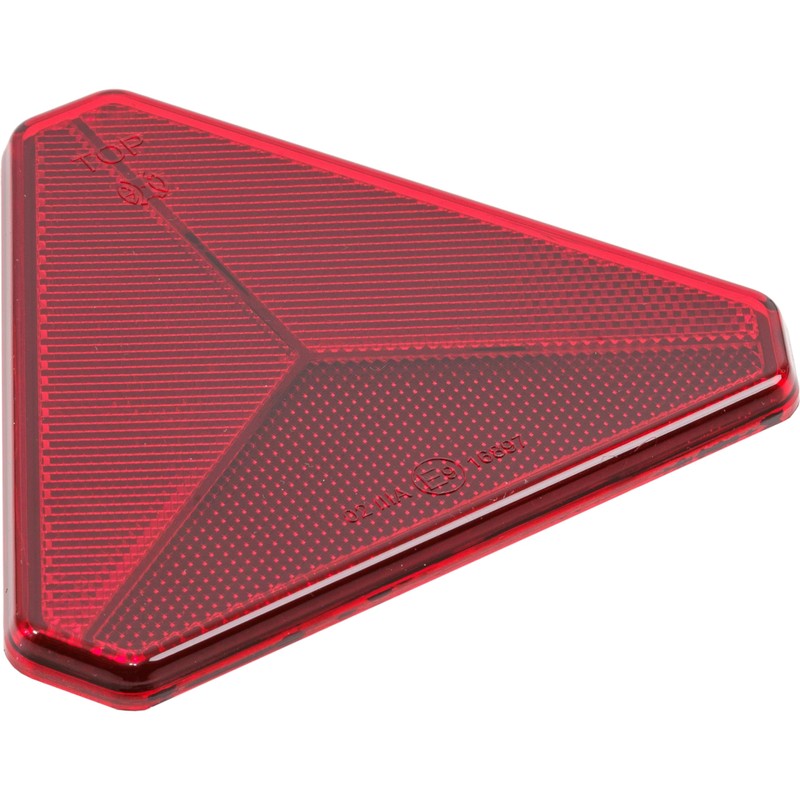 Pendant Reflector Triangles, Pack of 2, in Red, for Gluing,