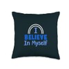 Get Up and Glow Brand Throw Pillow